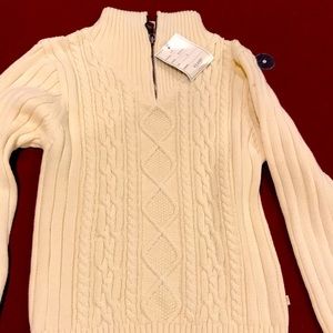Boys cable knit sweater